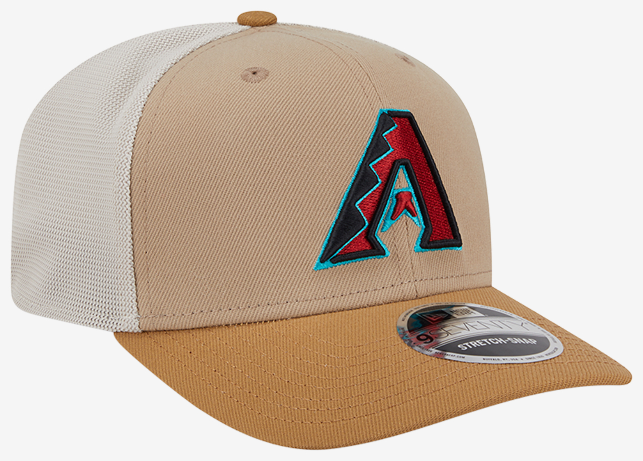 New Era Diamondbacks 9SEVENTY SS 2T Trucker Image 3 of 7. Tap to open photo gallery.