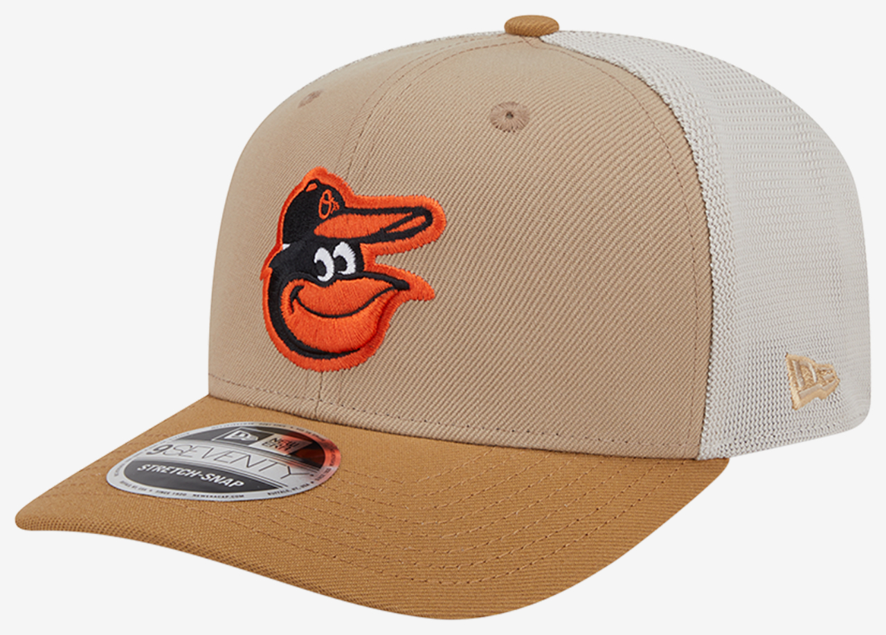 New Era Orioles 9SEVENTY SS 2T Trucker Image 1 of 7. Tap to open photo gallery.