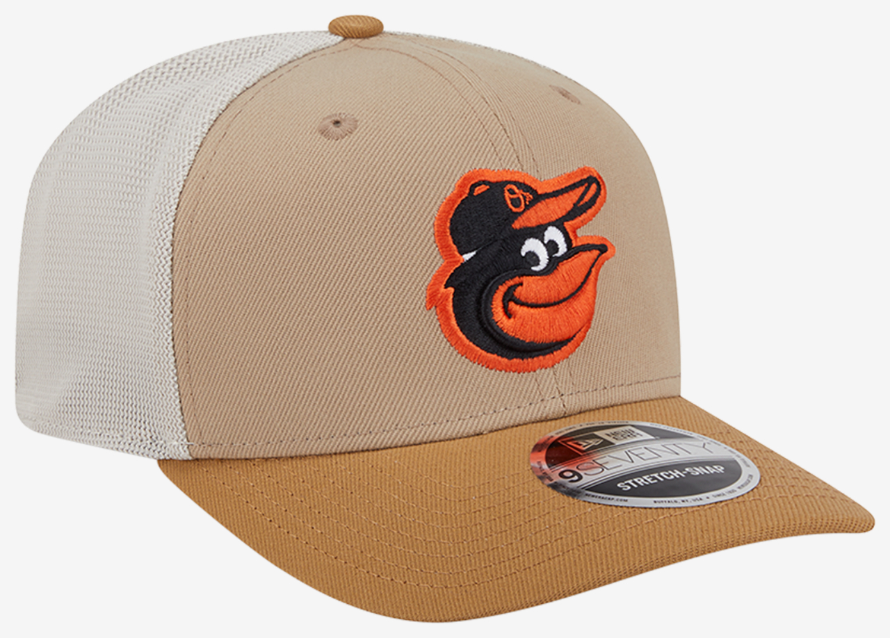New Era Orioles 9SEVENTY SS 2T Trucker Image 3 of 7. Tap to open photo gallery.