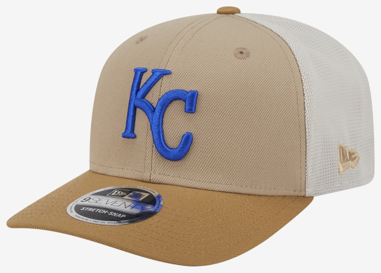 New Era Royals 9SEVENTY SS 2T Trucker Image 1 of 7. Tap to open photo gallery.