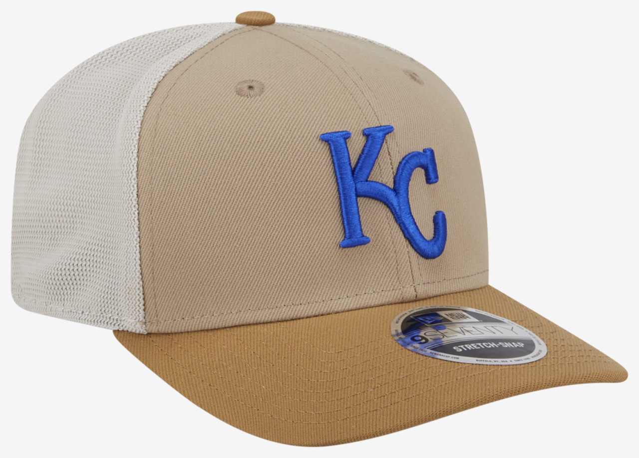 New Era Royals 9SEVENTY SS 2T Trucker Image 3 of 7. Tap to open photo gallery.