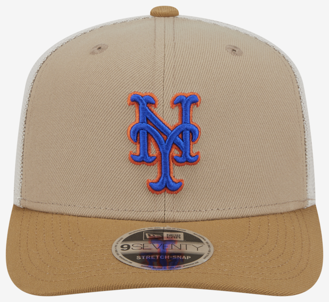 New Era Mets 9SEVENTY SS 2T Trucker Image 2 of 7. Tap to open photo gallery.