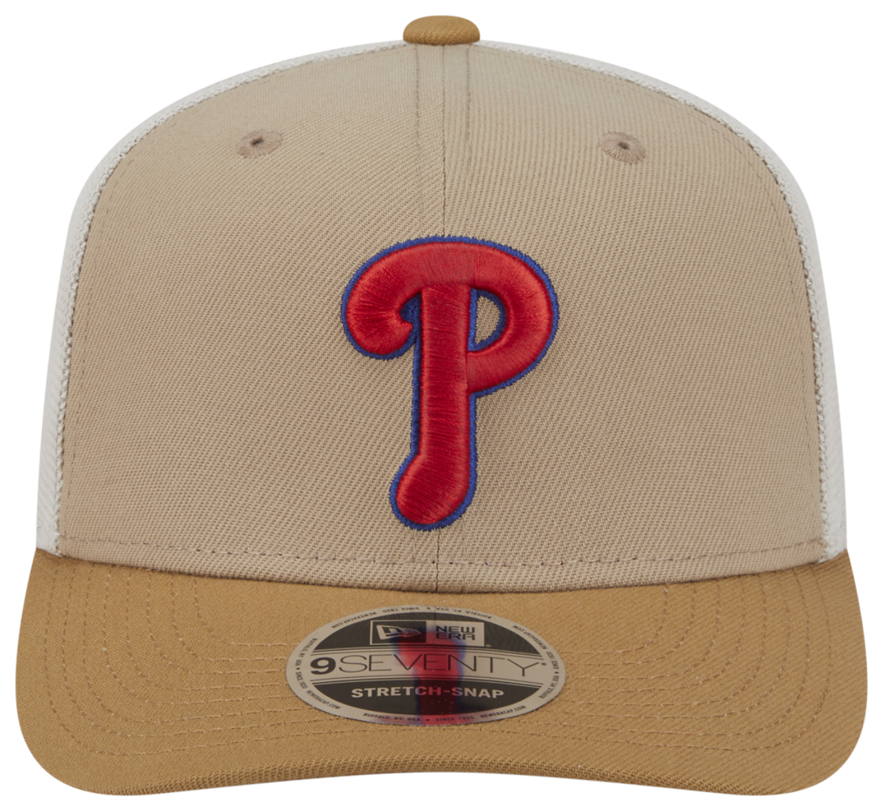 New Era Phillies 9SEVENTY SS 2T Trucker Image 2 of 7. Tap to open photo gallery.