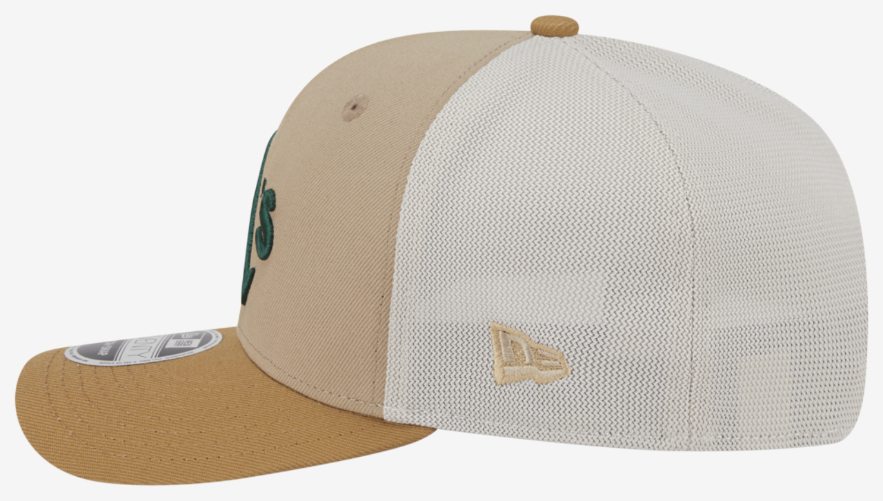 New Era A's 9SEVENTY SS 2T Trucker Image 4 of 7. Tap to open photo gallery.