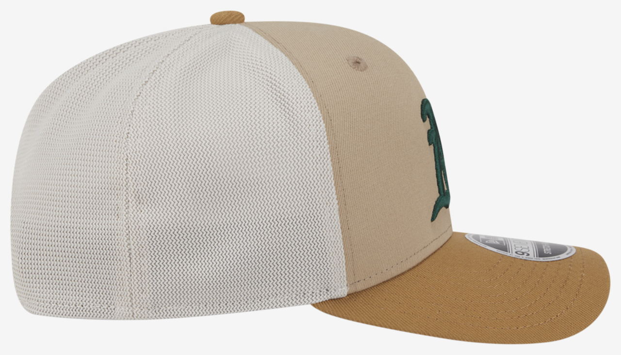 New Era A's 9SEVENTY SS 2T Trucker Image 5 of 7. Tap to open photo gallery.