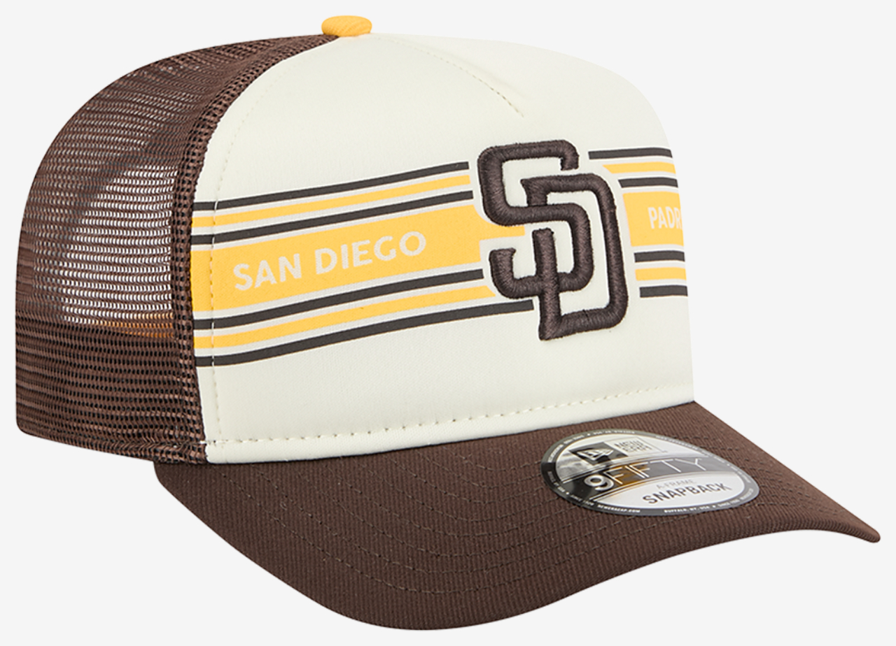 New Era Padres 9FIFTY A-Frame Banner Cap Image 3 of 7. Tap to open photo gallery.