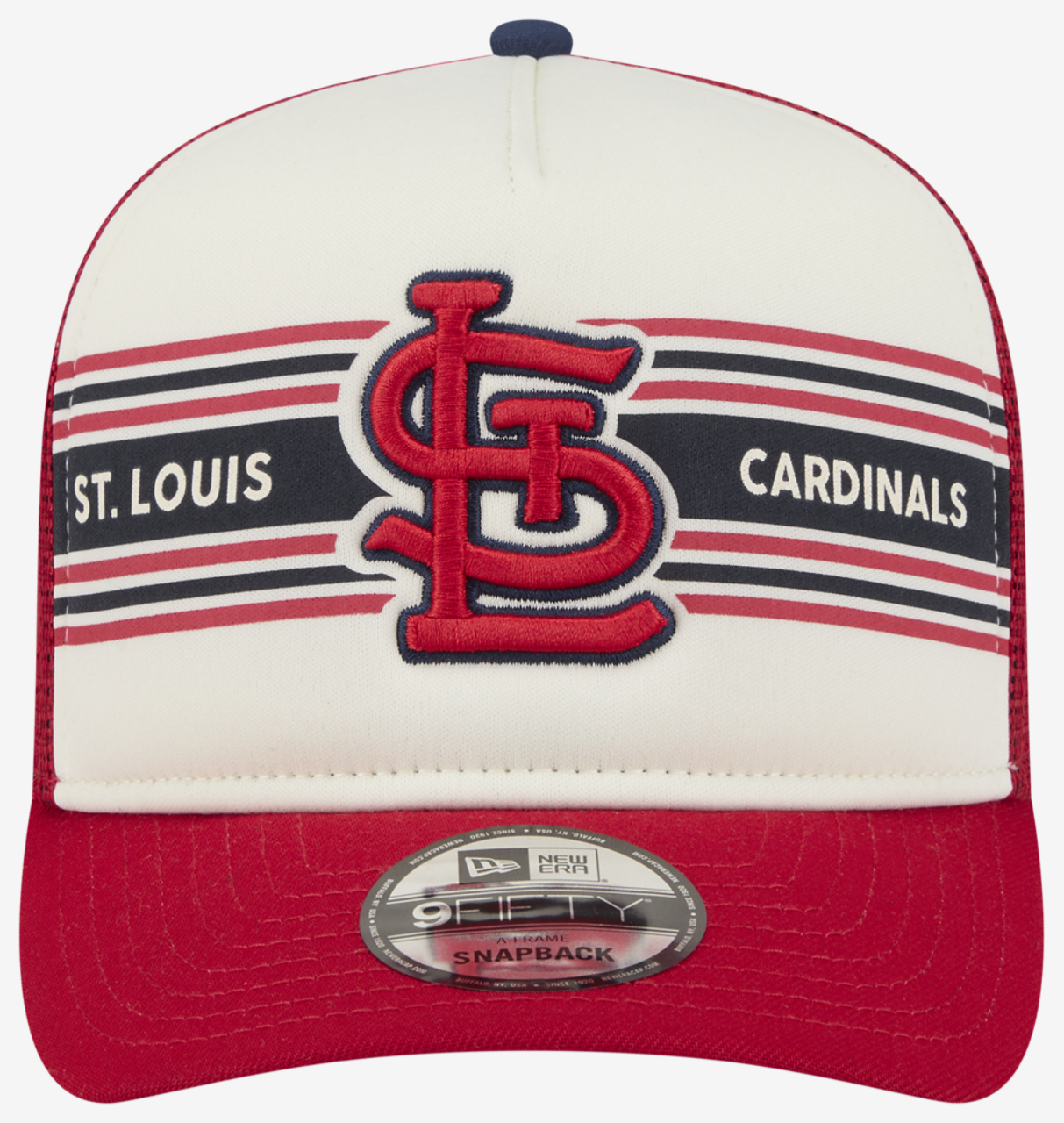 New Era Cardinals 9FIFTY A-Frame Banner Cap Image 2 of 7. Tap to open photo gallery.