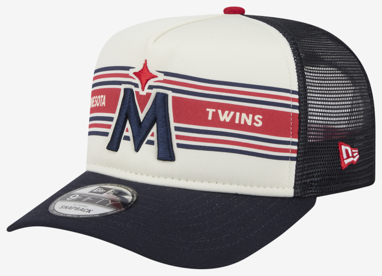 New Era Twins 9FIFTY A-Frame Banner Cap Image 1 of 7. Tap to open photo gallery.