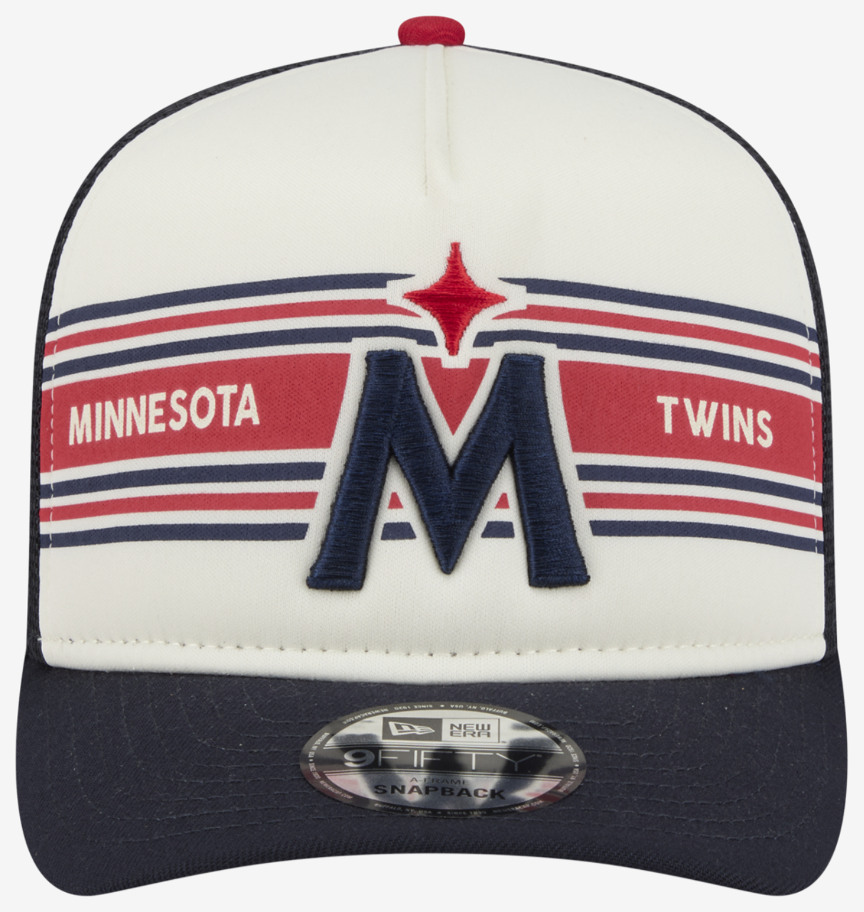 New Era Twins 9FIFTY A-Frame Banner Cap Image 2 of 7. Tap to open photo gallery.