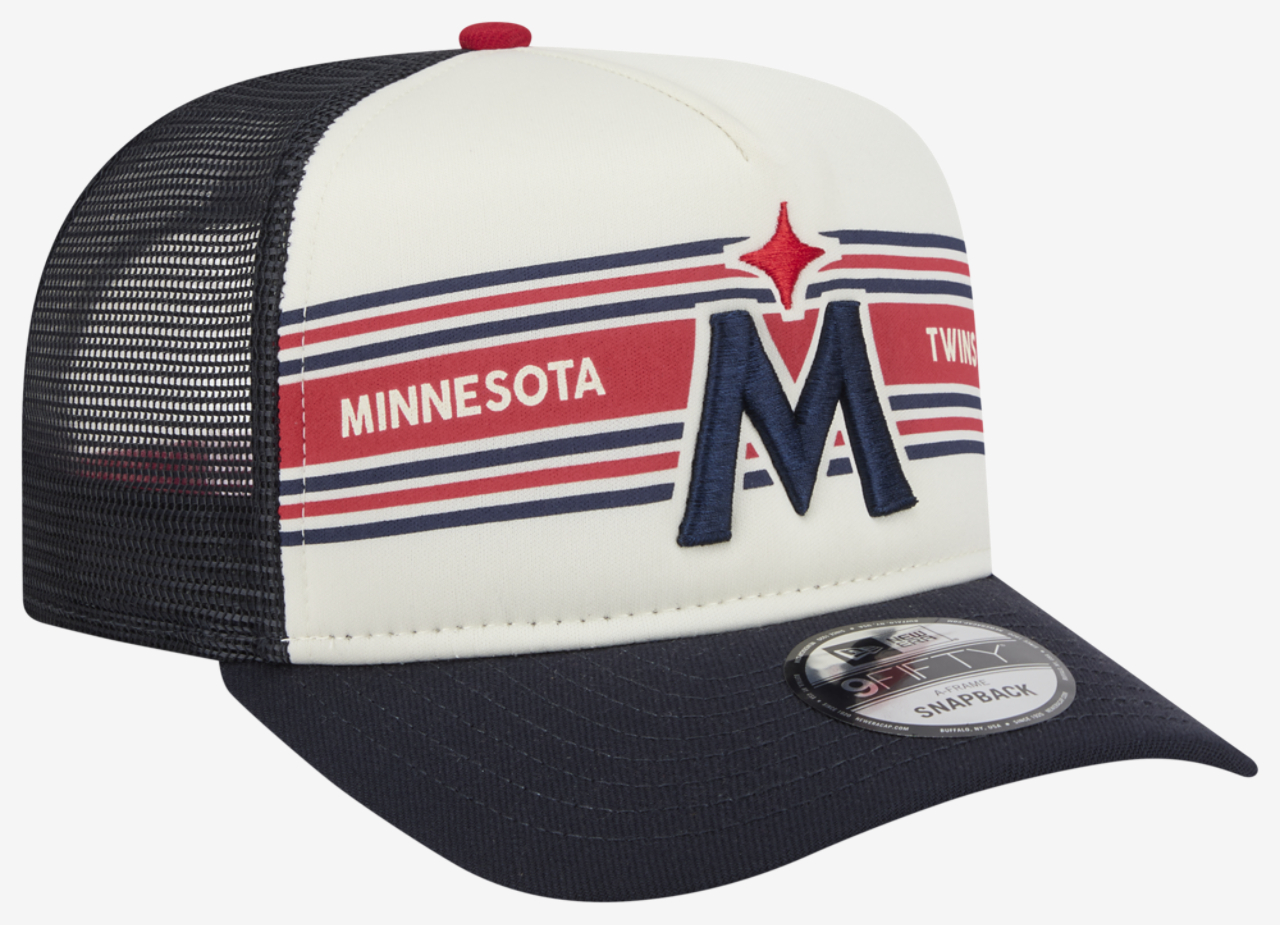 New Era Twins 9FIFTY A-Frame Banner Cap Image 3 of 7. Tap to open photo gallery.