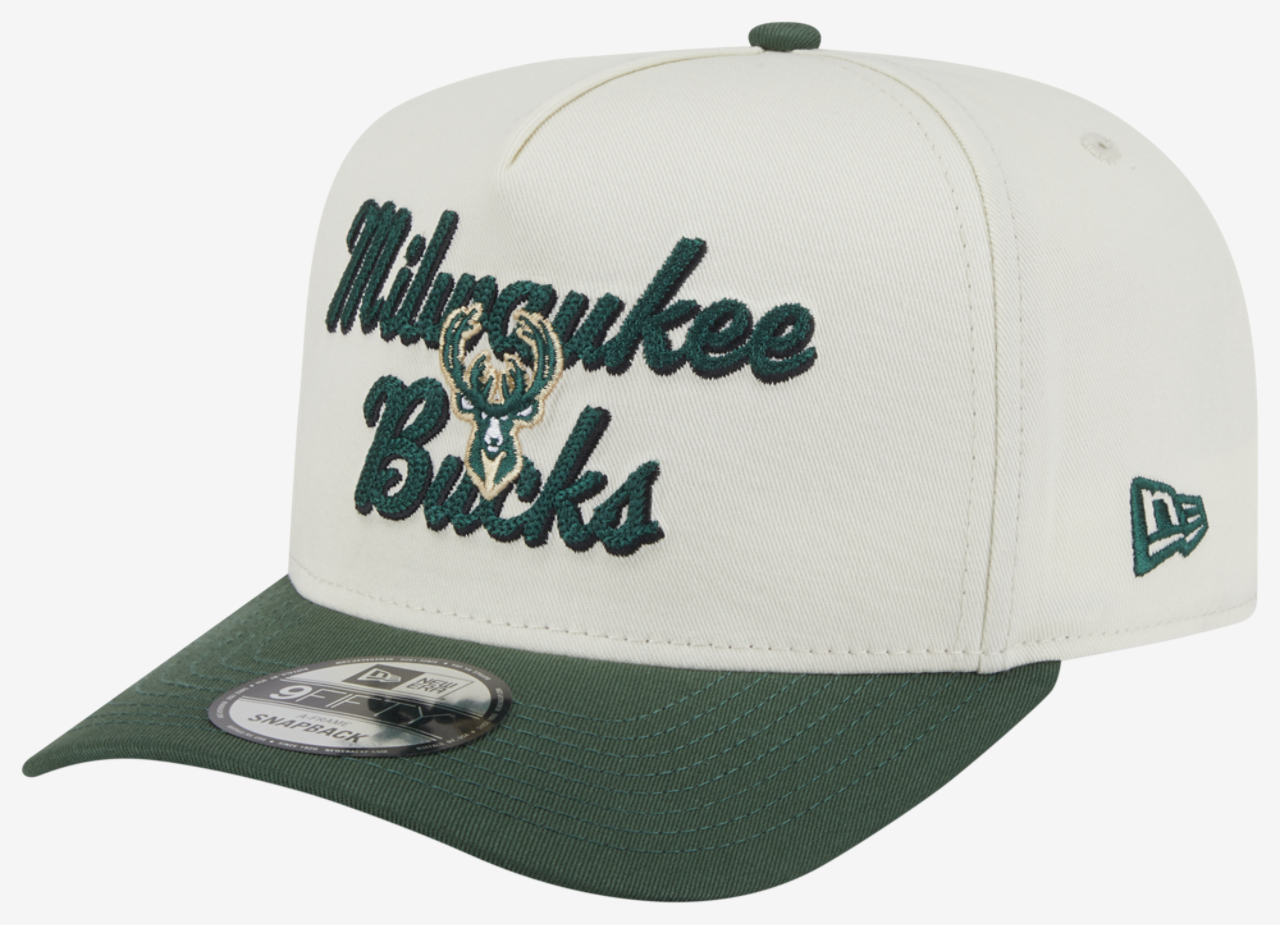 New Era Bucks 9Fifty AF Chainstitch 25232 Image 1 of 7. Tap to open photo gallery.