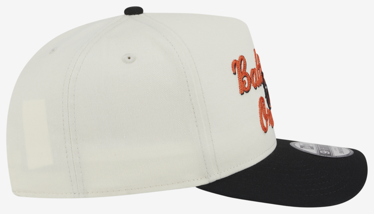 New Era Orioles 9FIFTY A-Frame Chainstitch Cap Image 5 of 7. Tap to open photo gallery.