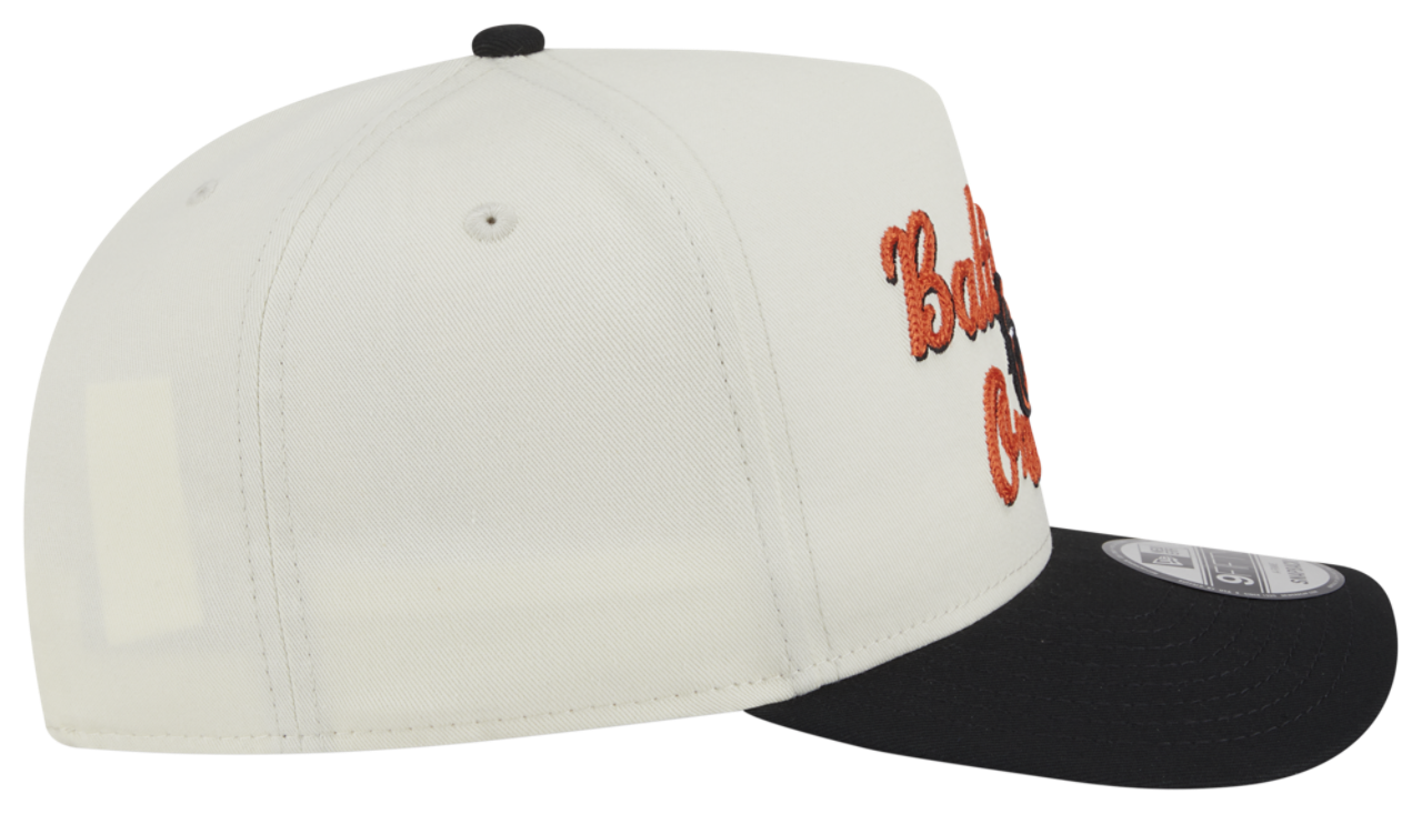 New Era Orioles 9FIFTY A-Frame Chainstitch Cap Image 5 of 7. Tap to open photo gallery.