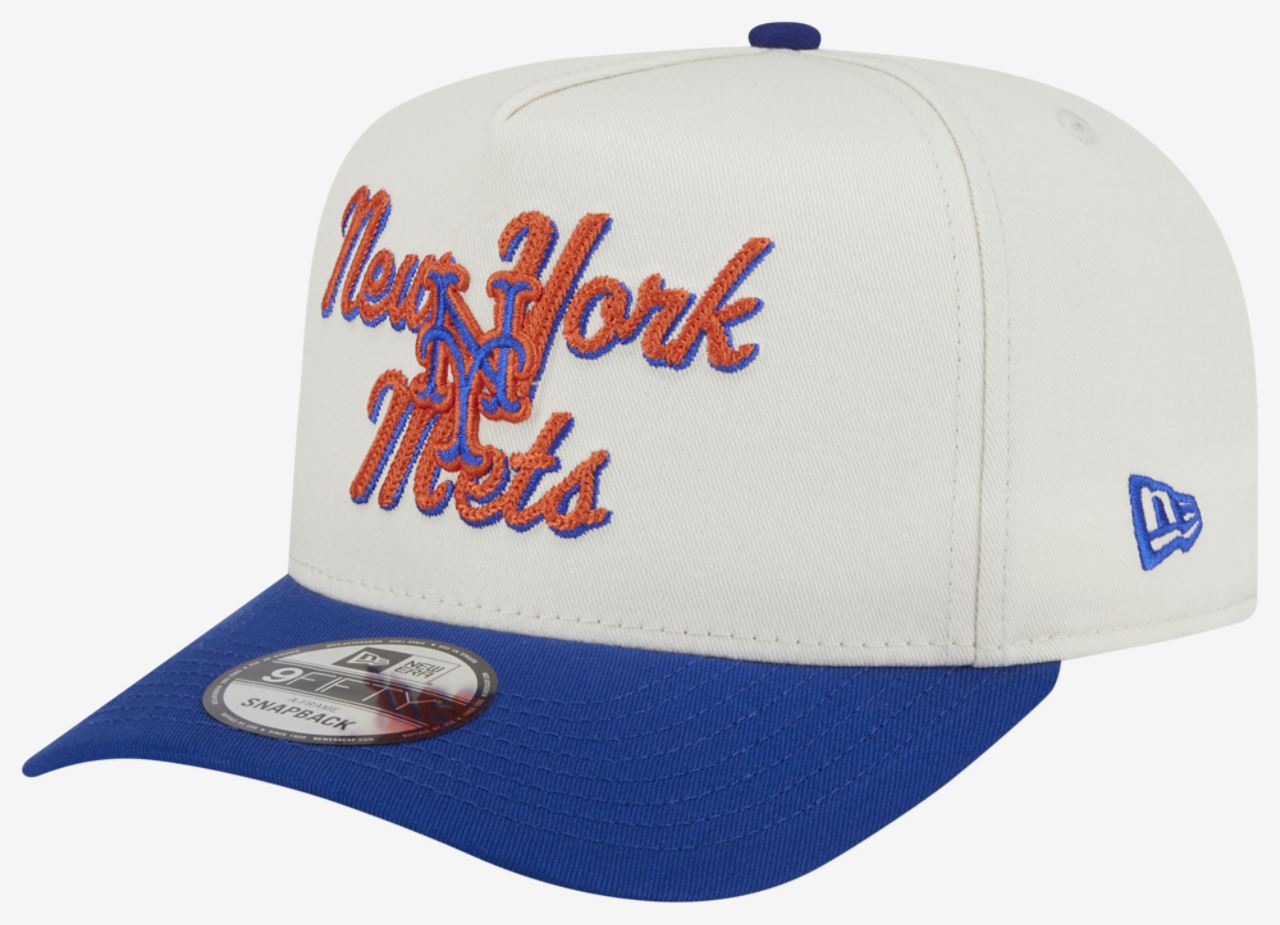 New Era Mets 9FIFTY A-Frame Chainstitch Cap Image 1 of 6. Tap to open photo gallery.