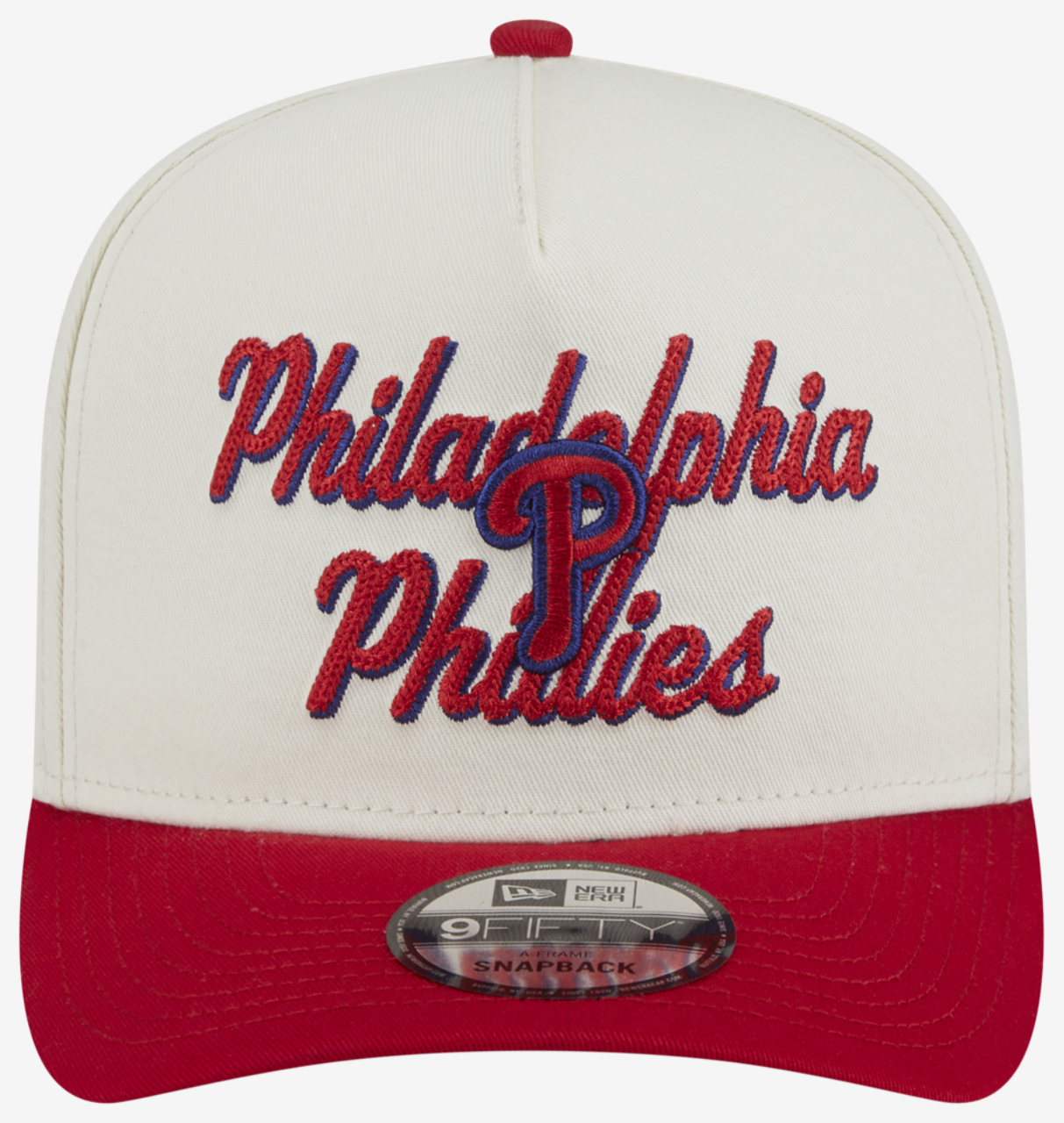 New Era Phillies 9FIFTY A-Frame Chainstitch Cap Image 2 of 7. Tap to open photo gallery.