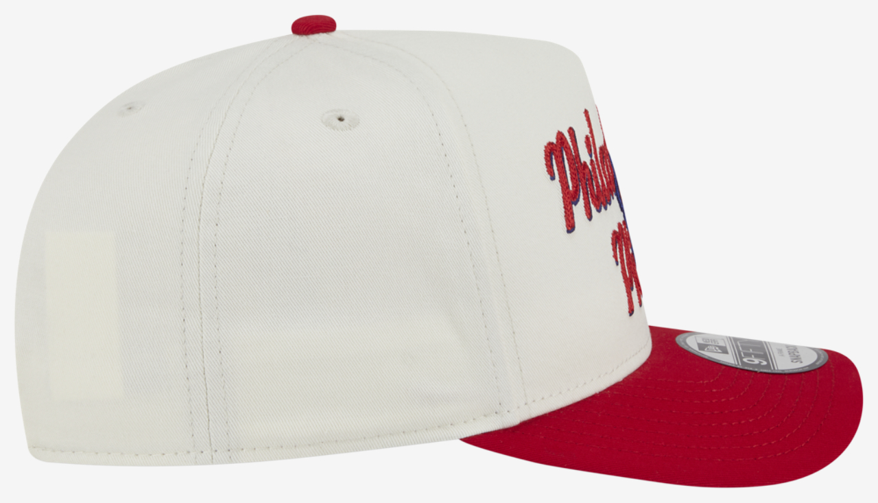 New Era Phillies 9FIFTY A-Frame Chainstitch Cap Image 5 of 7. Tap to open photo gallery.