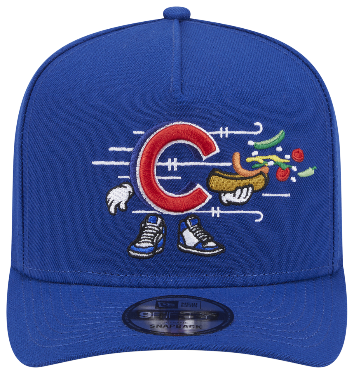 New Era Cubs 9Fifty A-Frame Cartoon Cap Image 2 of 7. Tap to open photo gallery.