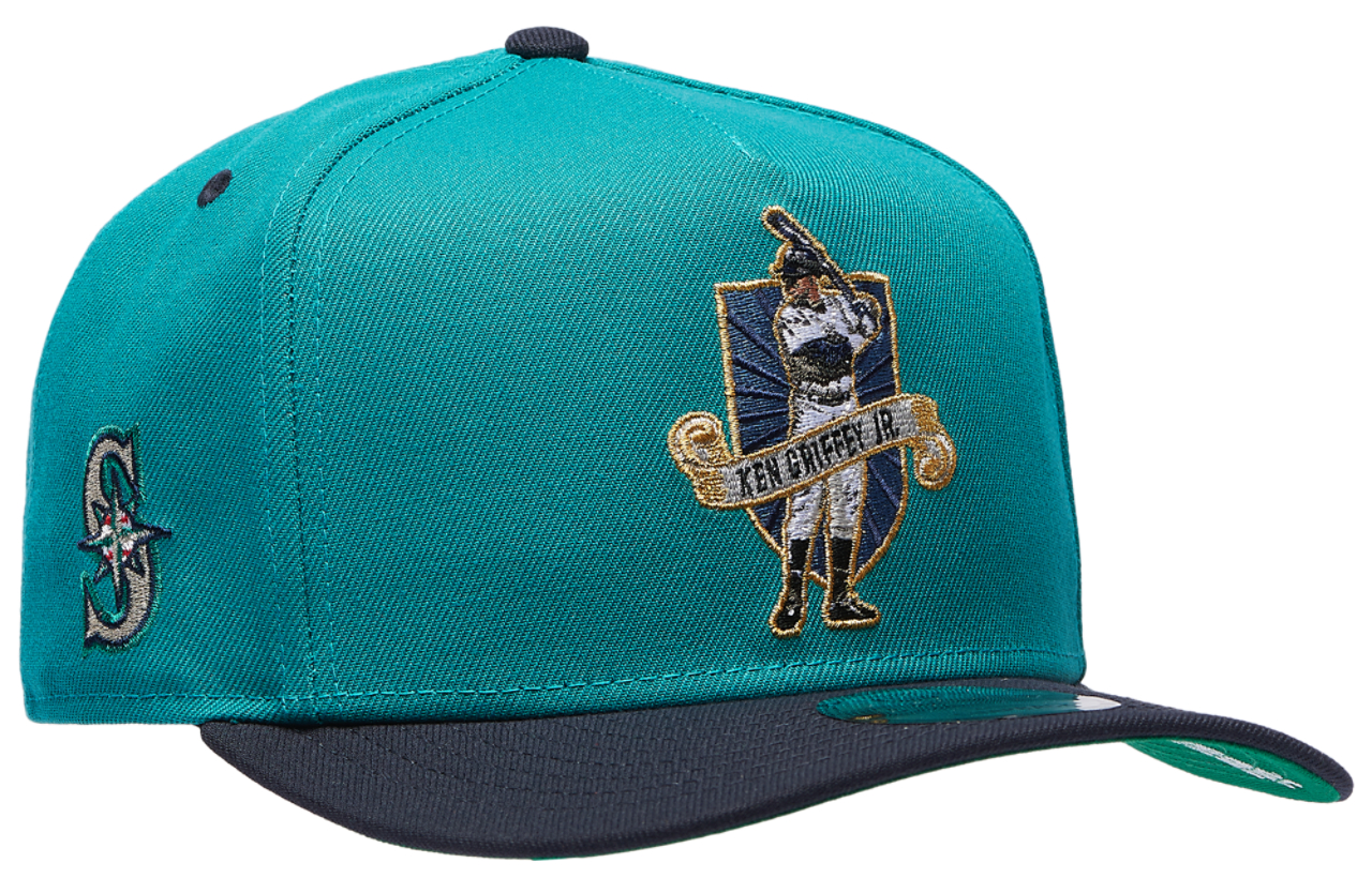 New Era Mariners 9Fifty A-Frame Player Cap Image 3 of 5. Tap to open photo gallery.