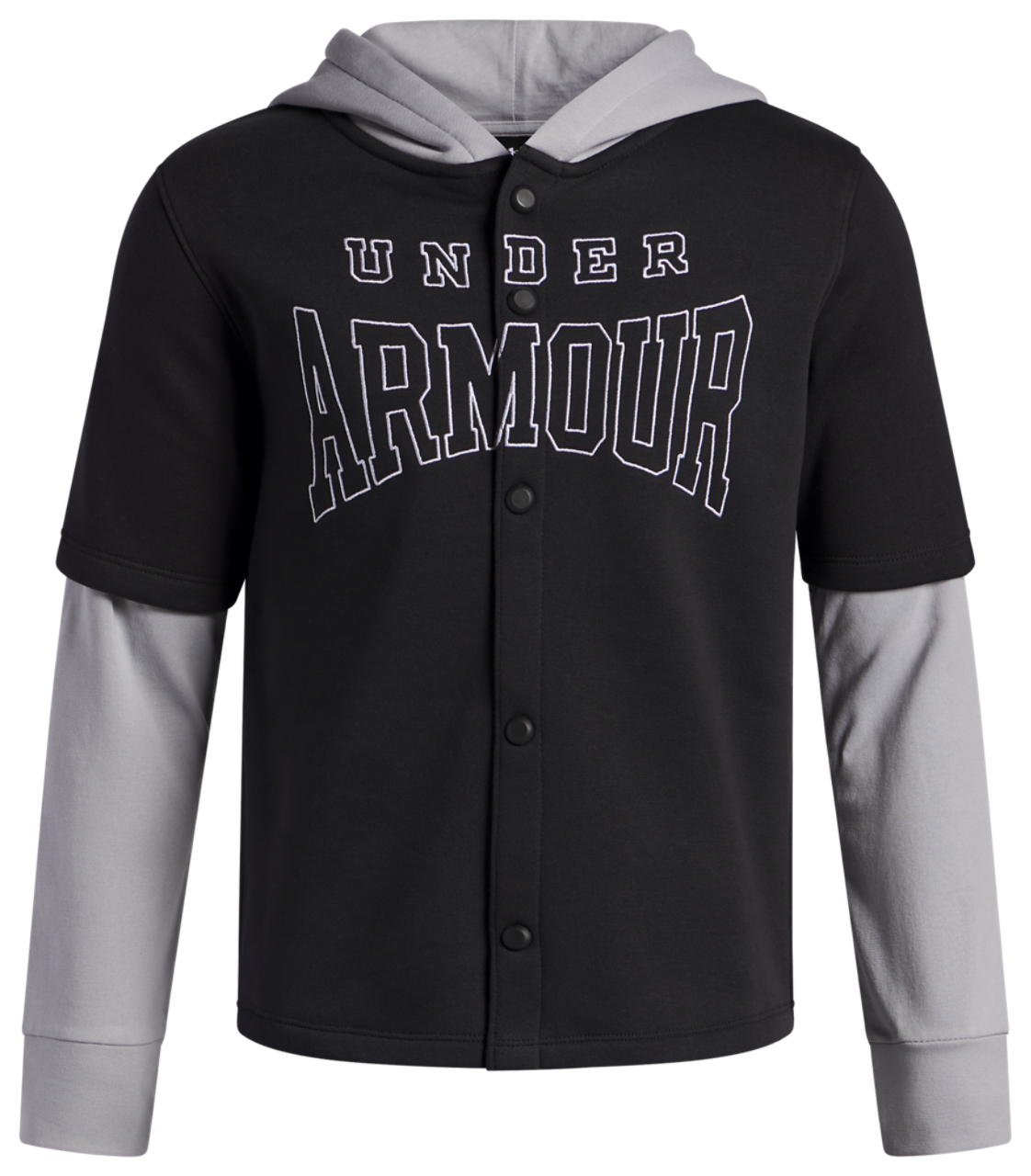 Under Armour Icon Fleece Button-Down Hoodie Image 1 of 2. Tap to open photo gallery.
