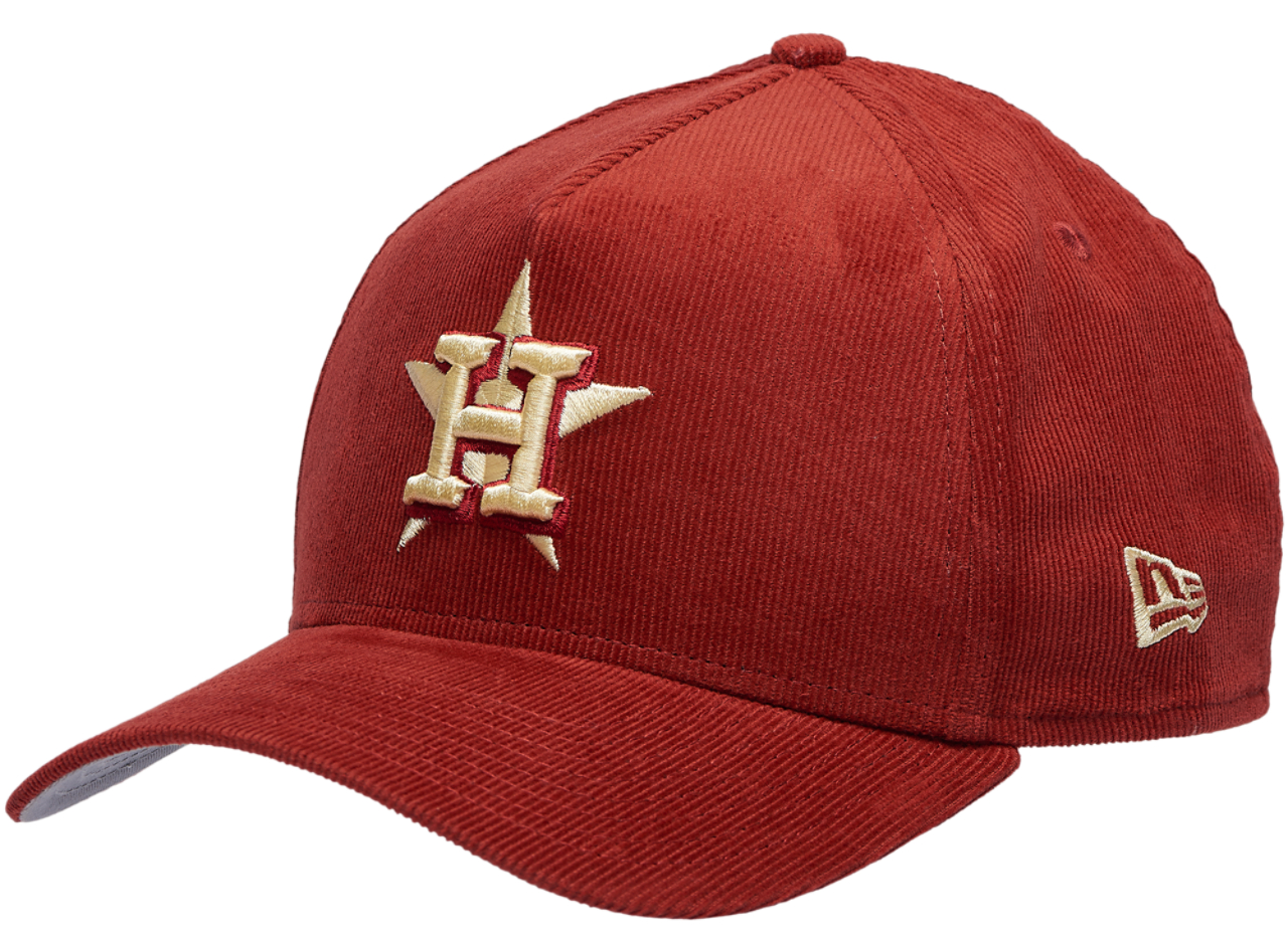 New Era Astros 9Forty A-Frame Tonal Cord Cap Image 1 of 5. Tap to open photo gallery.
