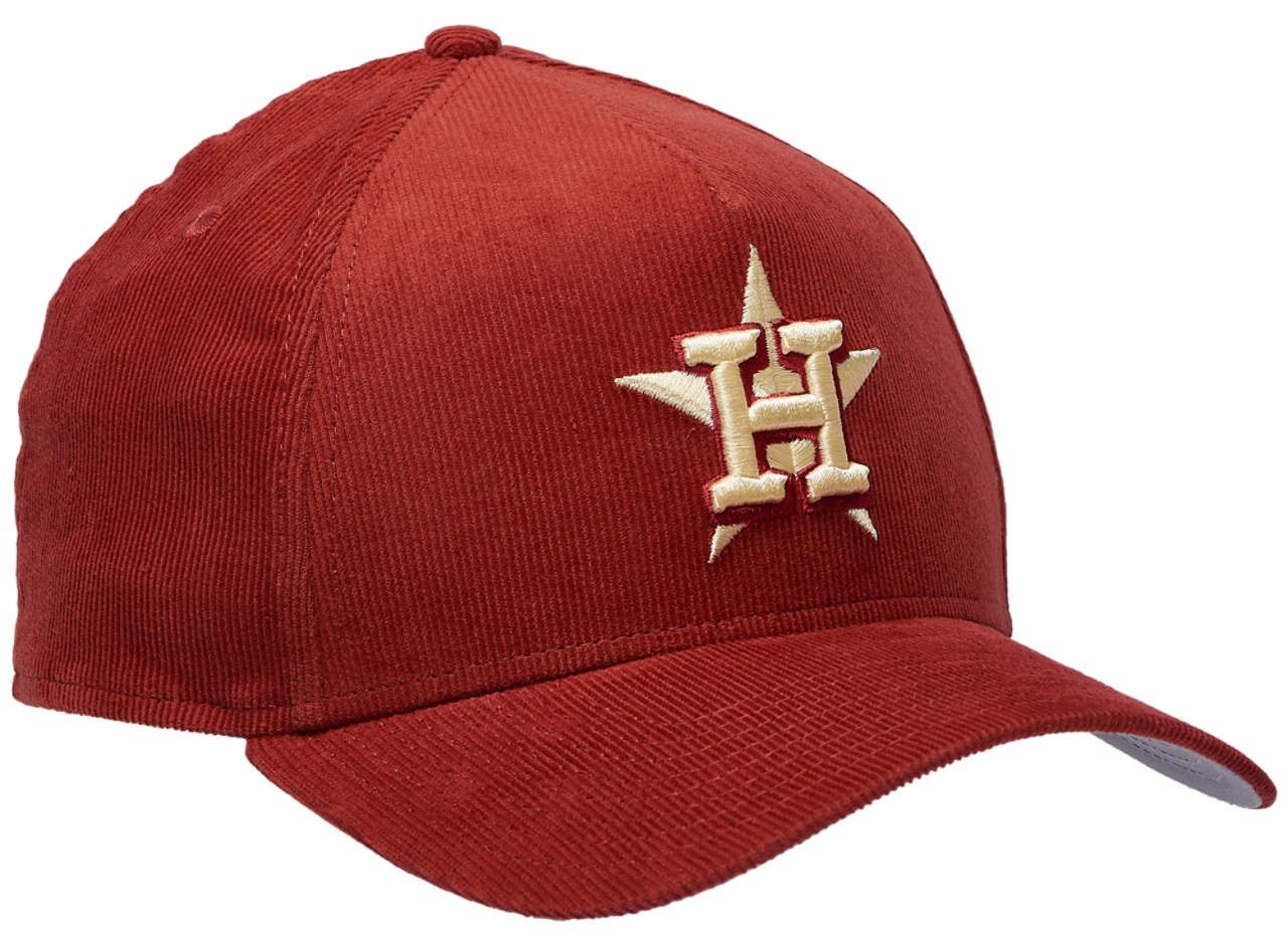 New Era Astros 9Forty A-Frame Tonal Cord Cap Image 3 of 5. Tap to open photo gallery.