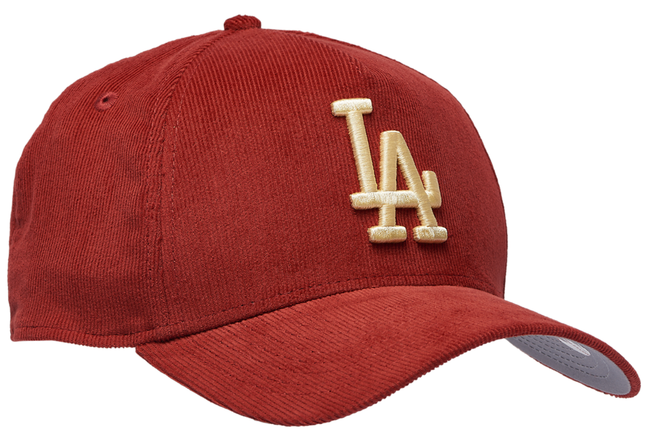 New Era Dodgers 9Forty A-Frame Tonal Cord Cap Image 3 of 5. Tap to open photo gallery.