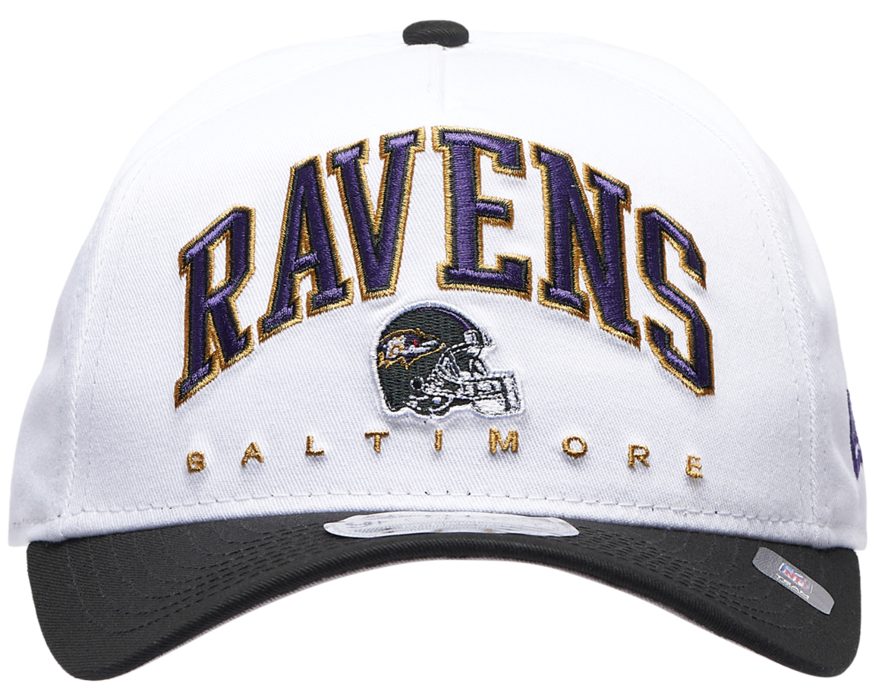 New Era Ravens 9Forty A-Frame 2T Arch Cap Image 2 of 5. Tap to open photo gallery.