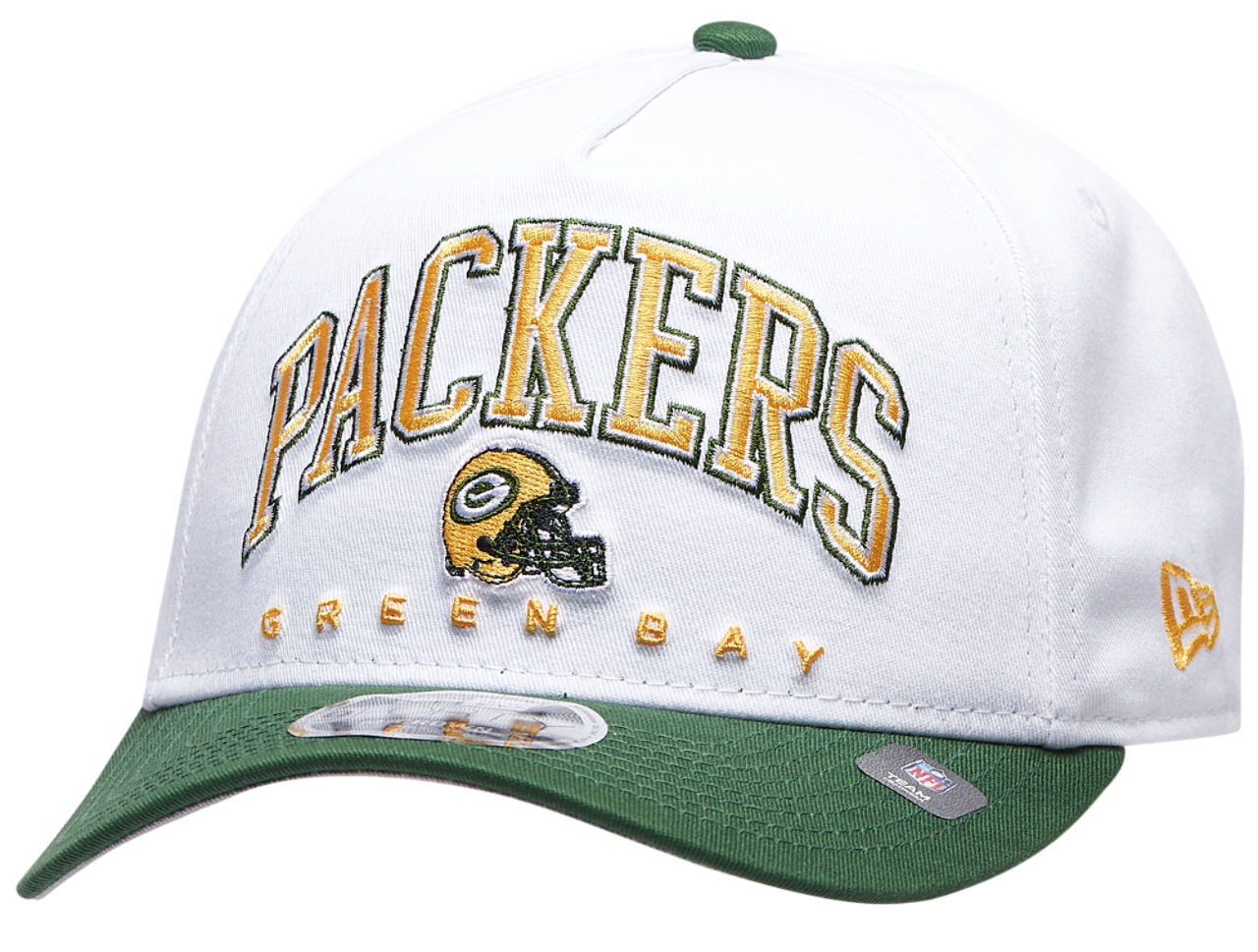 New Era Packers 9Forty A-Frame 2T Arch Cap Image 1 of 5. Tap to open photo gallery.