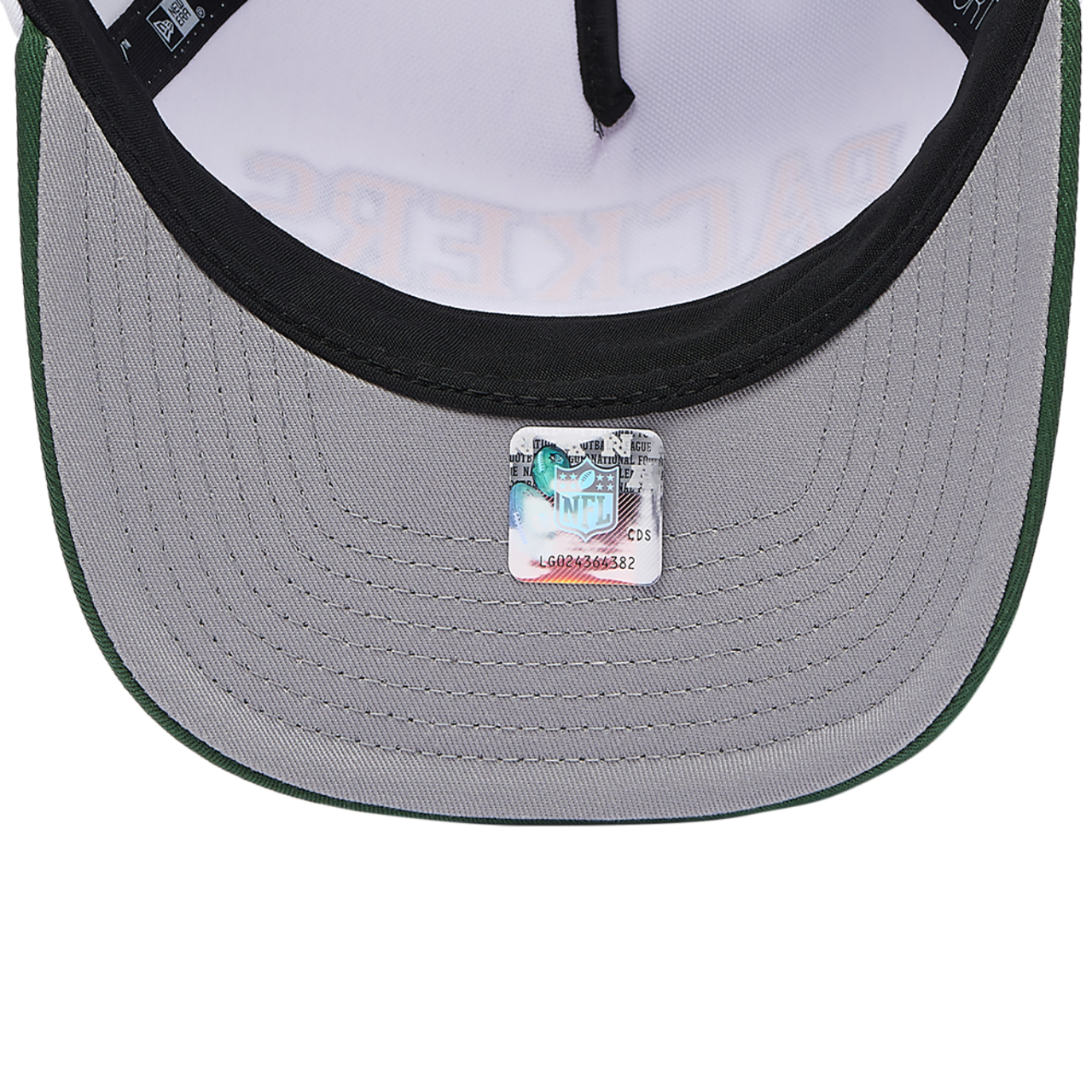 New Era Packers 9Forty A-Frame 2T Arch Cap Image 5 of 5. Tap to open photo gallery.