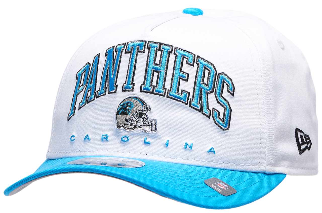 New Era Panthers 9Forty A-Frame 2T Arch Cap Image 1 of 5. Tap to open photo gallery.