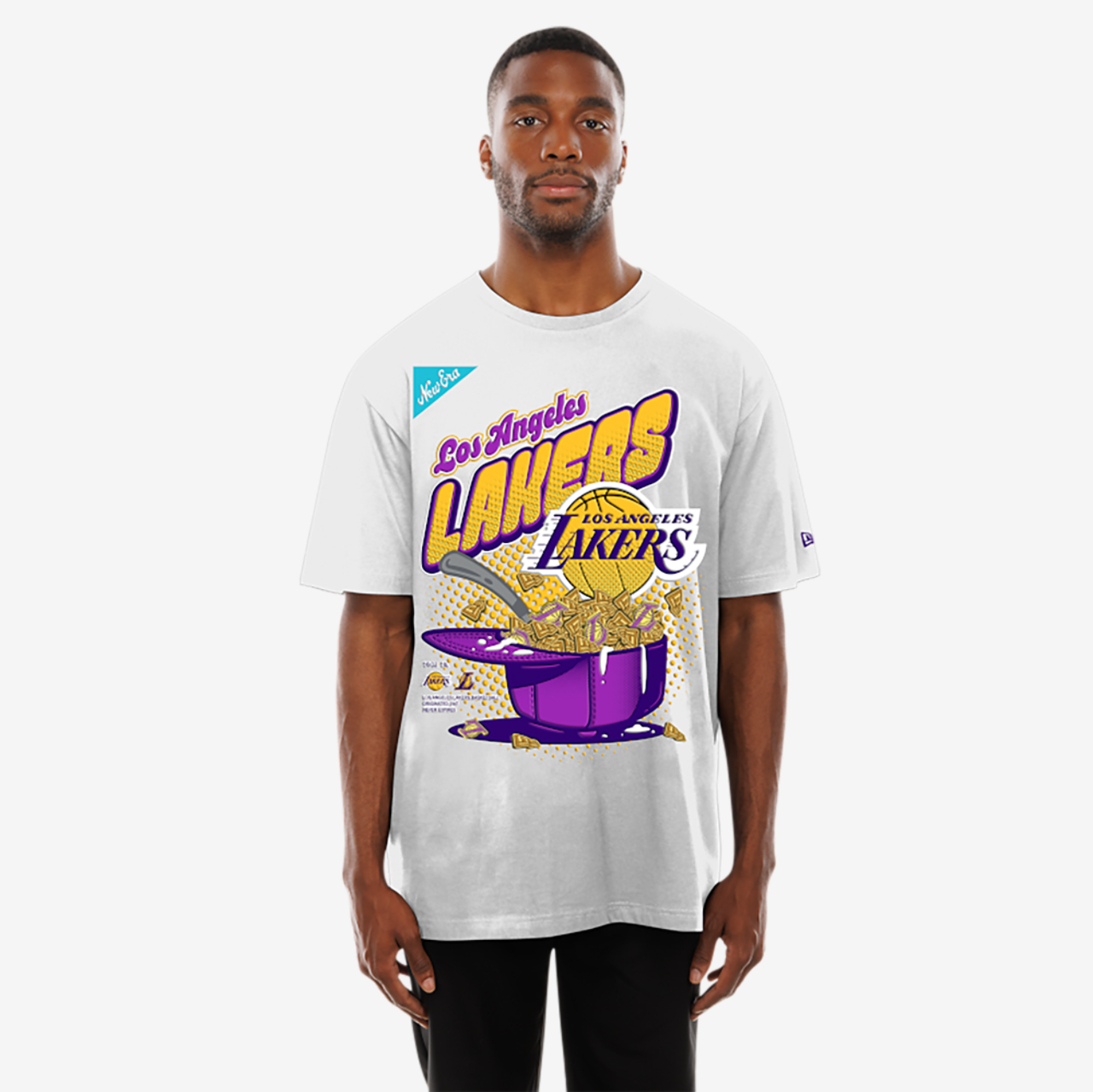 New Era Lakers 2775 Short Sleeve T-Shirt Image 1 of 2. Tap to open photo gallery.