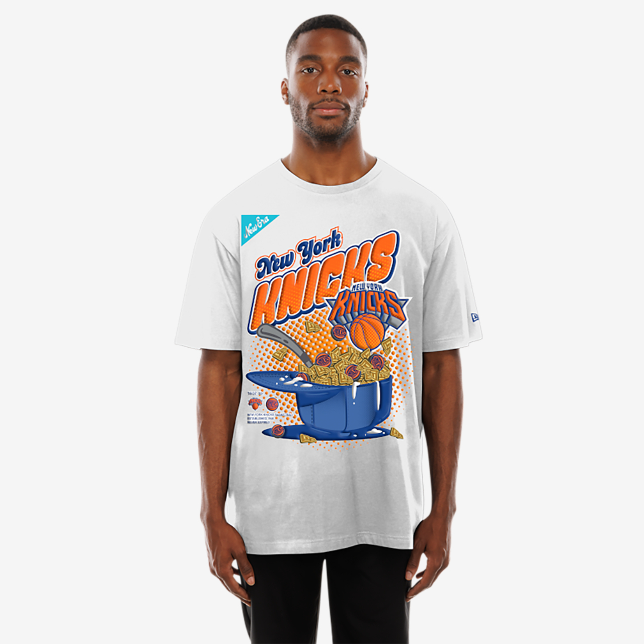 New Era Knicks 2775 Short Sleeve T-Shirt Image 1 of 4. Tap to open photo gallery.