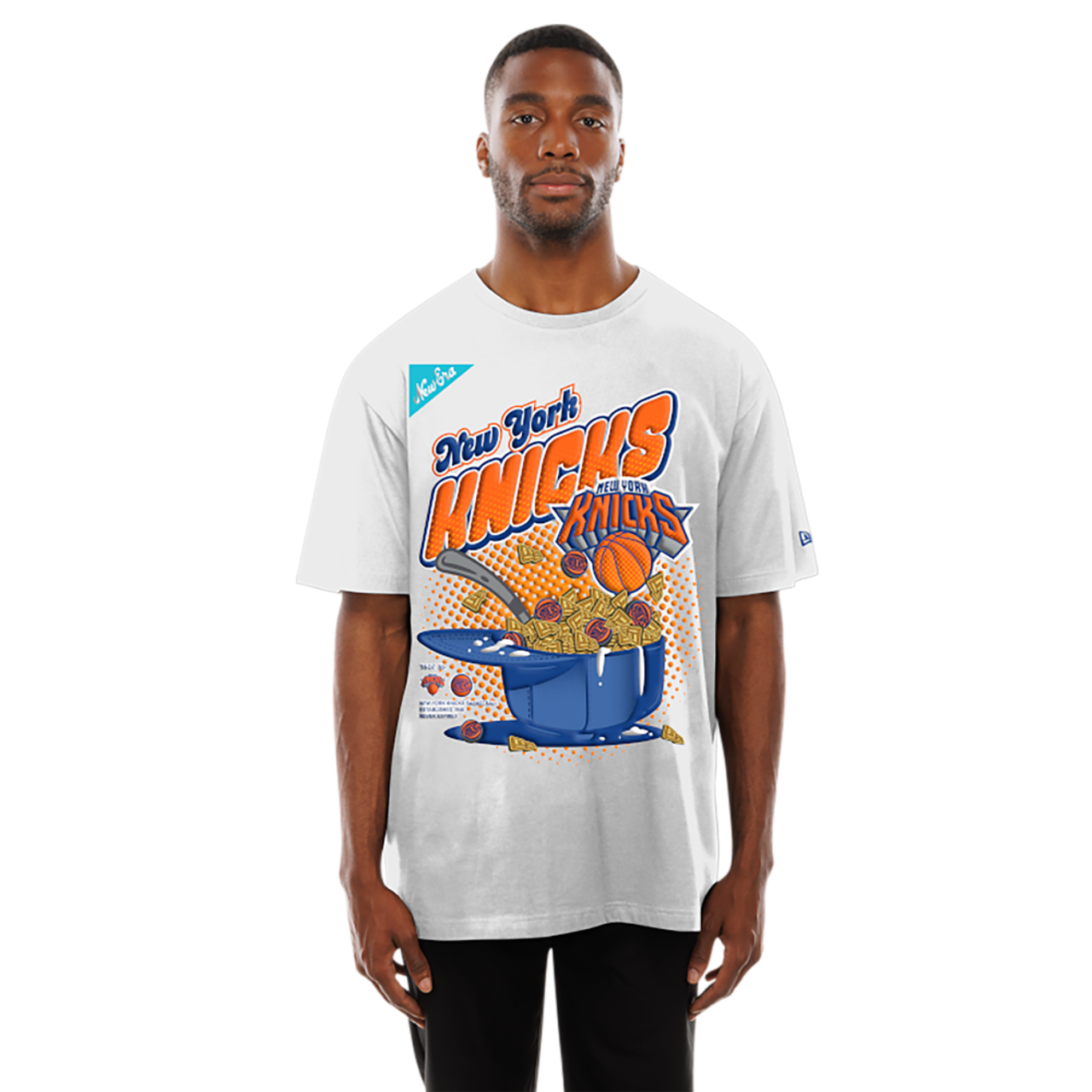 New Era Knicks 2775 Short Sleeve T-Shirt Image 1 of 4. Tap to open photo gallery.