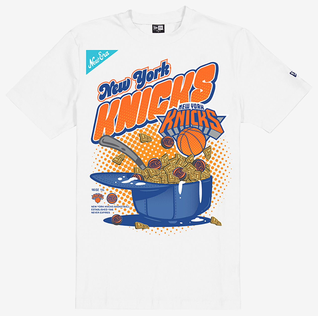 New Era Knicks 2775 Short Sleeve T-Shirt Image 3 of 4. Tap to open photo gallery.