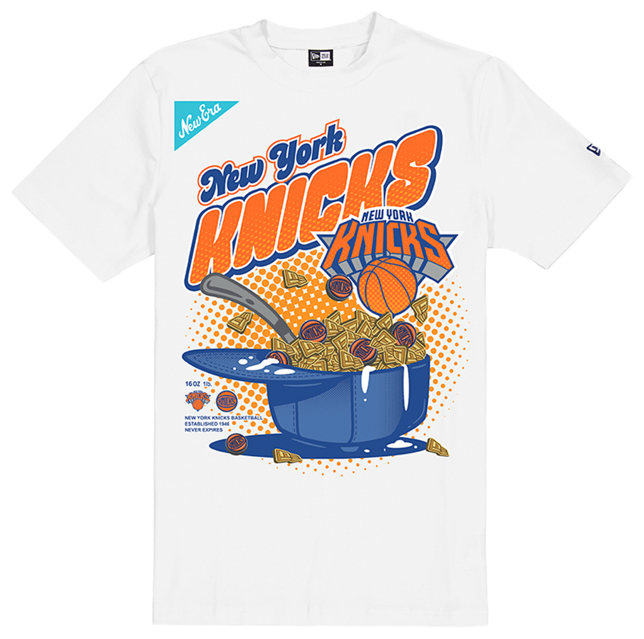 New Era Knicks 2775 Short Sleeve T-Shirt Image 3 of 4. Tap to open photo gallery.