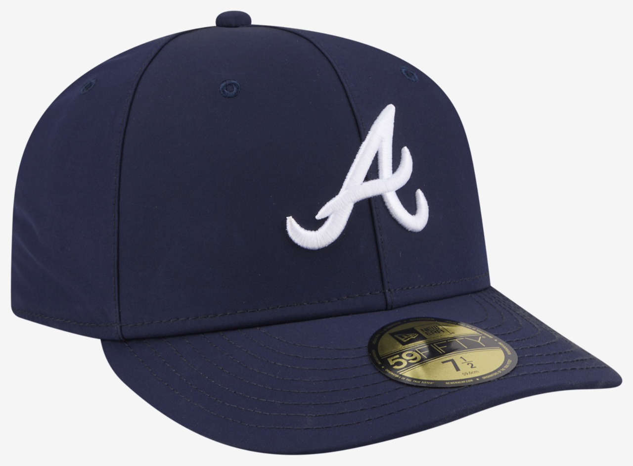 New Era Braves Gortex 59Fifty Fitted Cap Image 3 of 7. Tap to open photo gallery.