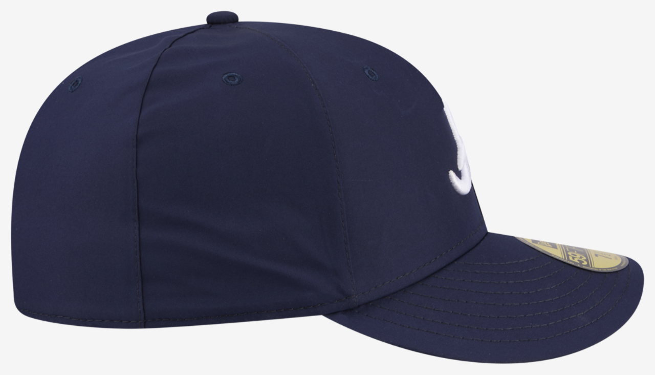 New Era Braves Gortex 59Fifty Fitted Cap Image 4 of 7. Tap to open photo gallery.