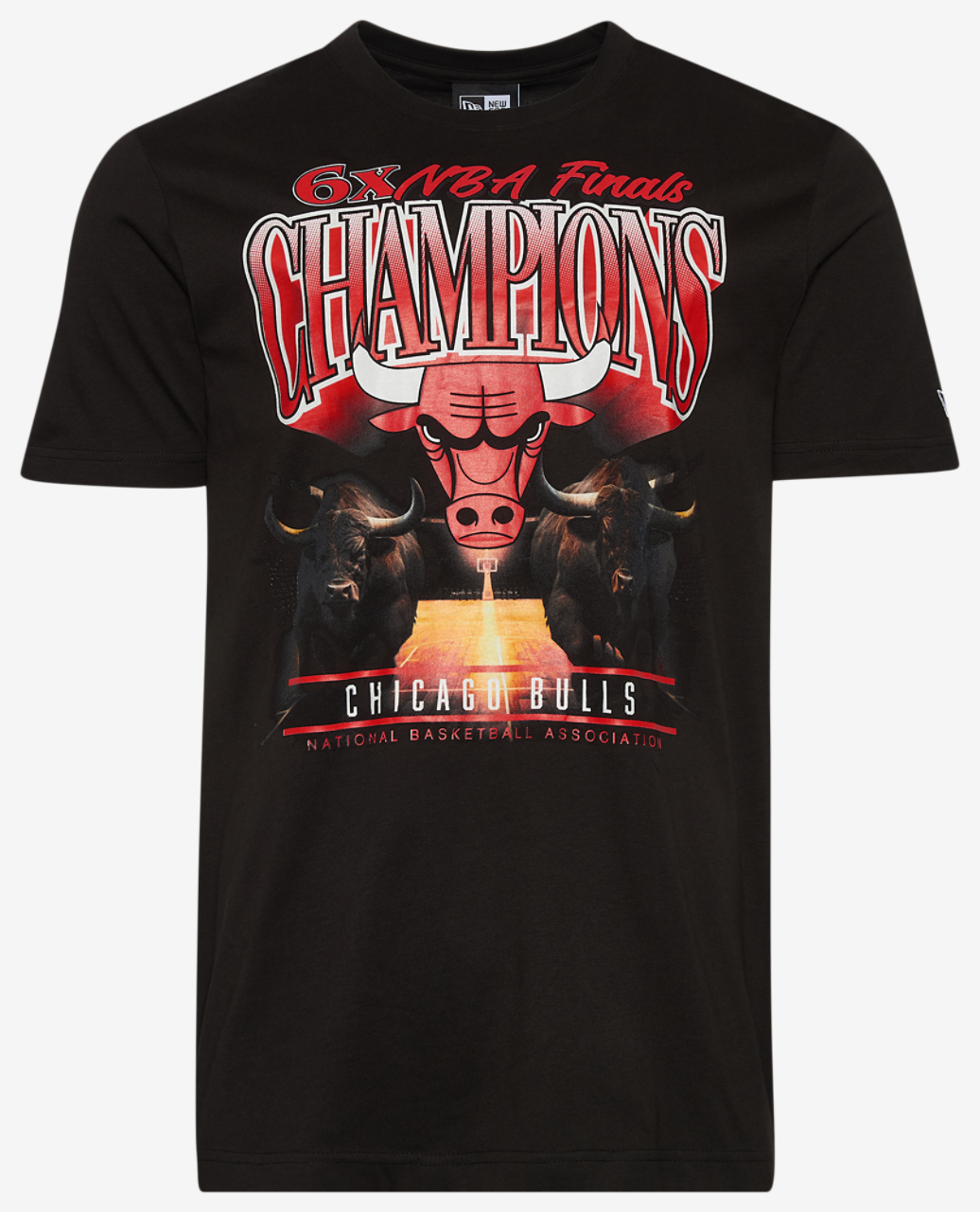 New Era Bulls Ovresize T-Shirt Image 1 of 2. Tap to open photo gallery.