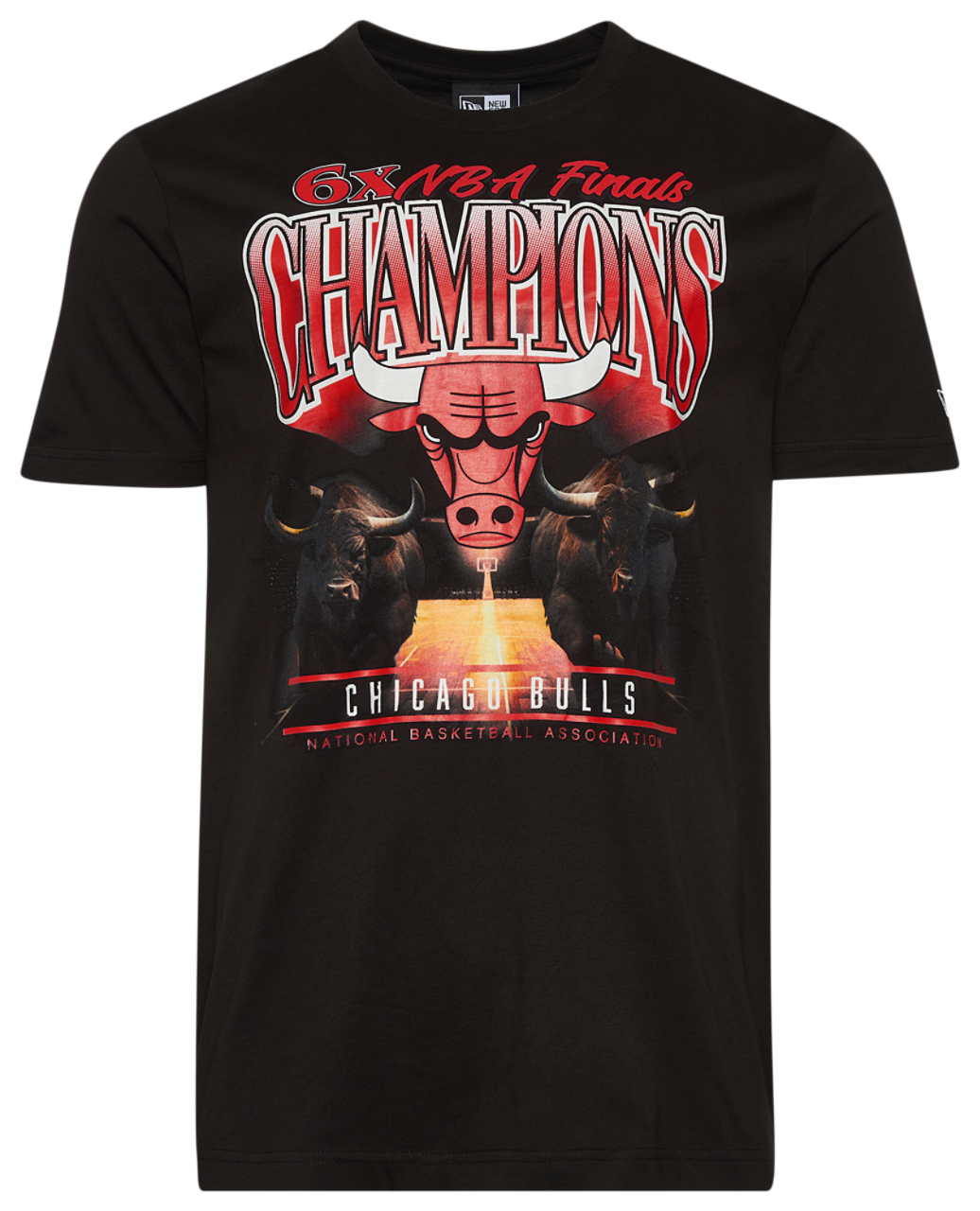 New Era Bulls Ovresize T-Shirt Image 1 of 2. Tap to open photo gallery.