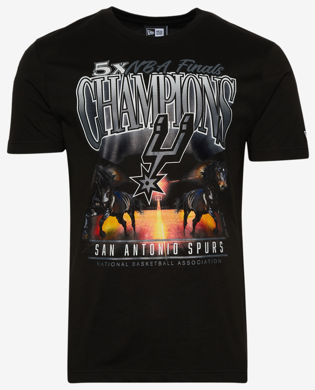 New Era Spurs Oversize T-Shirt Image 1 of 2. Tap to open photo gallery.