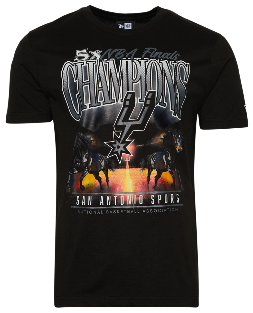 New Era Spurs Oversize T-Shirt Image 1 of 2. Tap to open photo gallery.