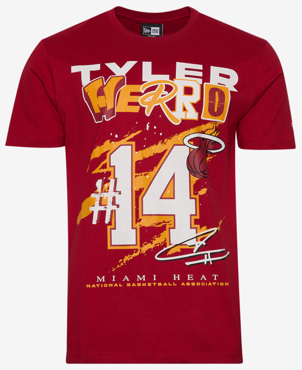 New Era Heat Tyler Herro Oversize T-Shirt Image 1 of 2. Tap to open photo gallery.