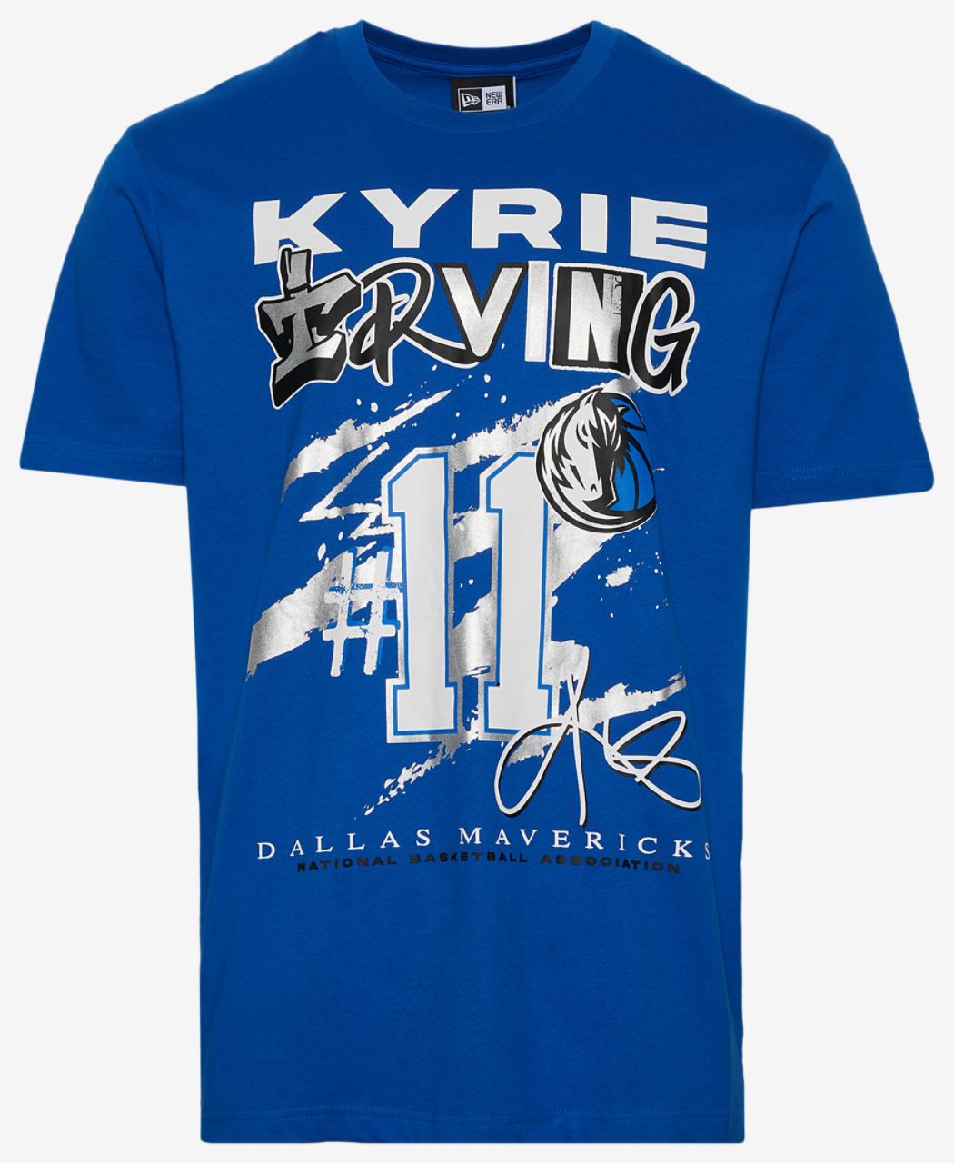 New Era Mavericks Kyrie Irving Oversize T-Shirt Image 1 of 2. Tap to open photo gallery.