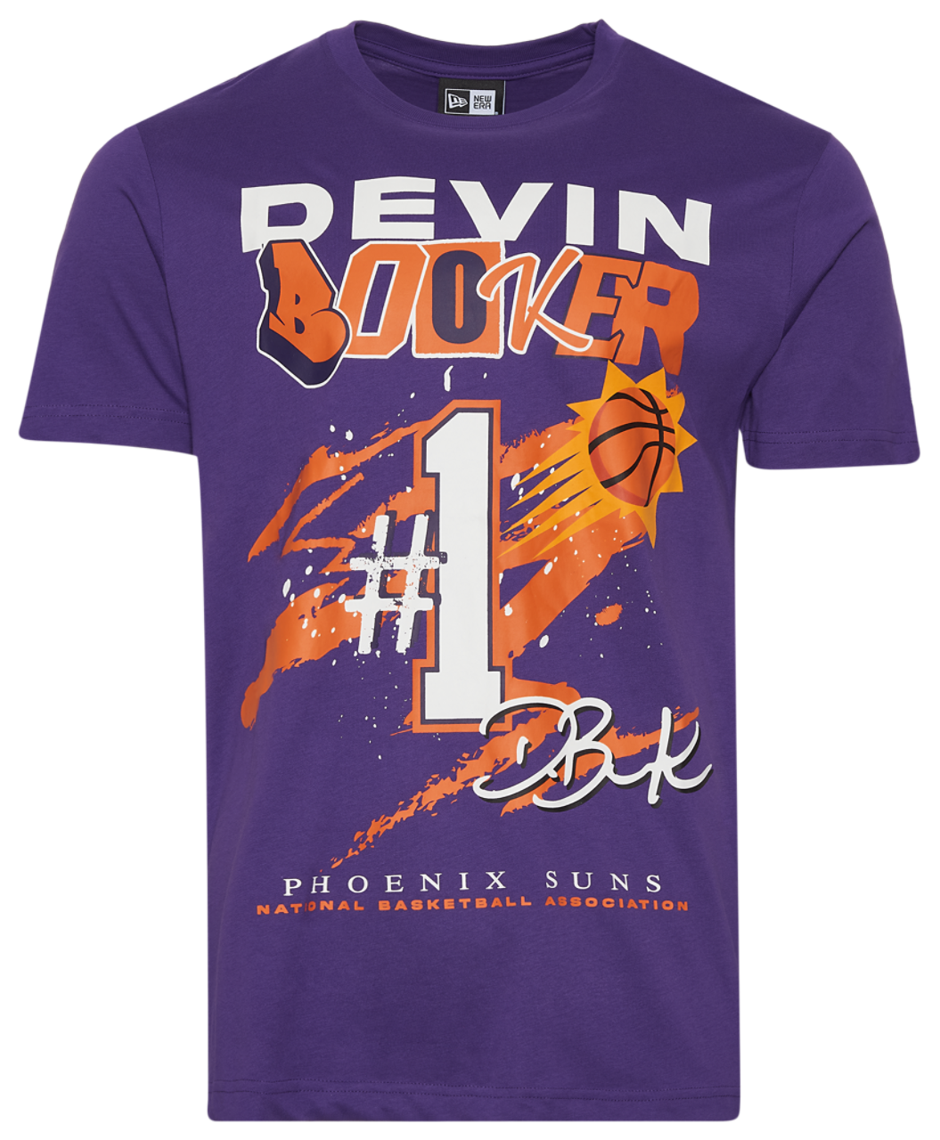 New Era Suns Devin Booker Oversize T-Shirt Image 1 of 2. Tap to open photo gallery.