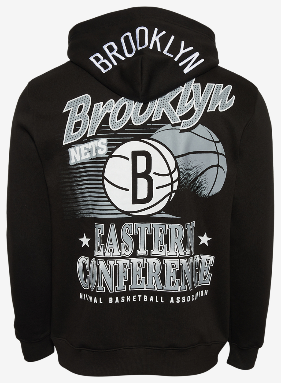 New Era Nets Pullover Hoodie Image 2 of 3. Tap to open photo gallery.
