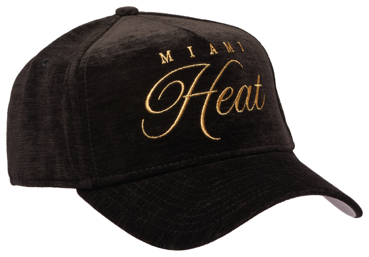 New Era Heat 940 A Frame Velvet Script Cap Image 3 of 5. Tap to open photo gallery.