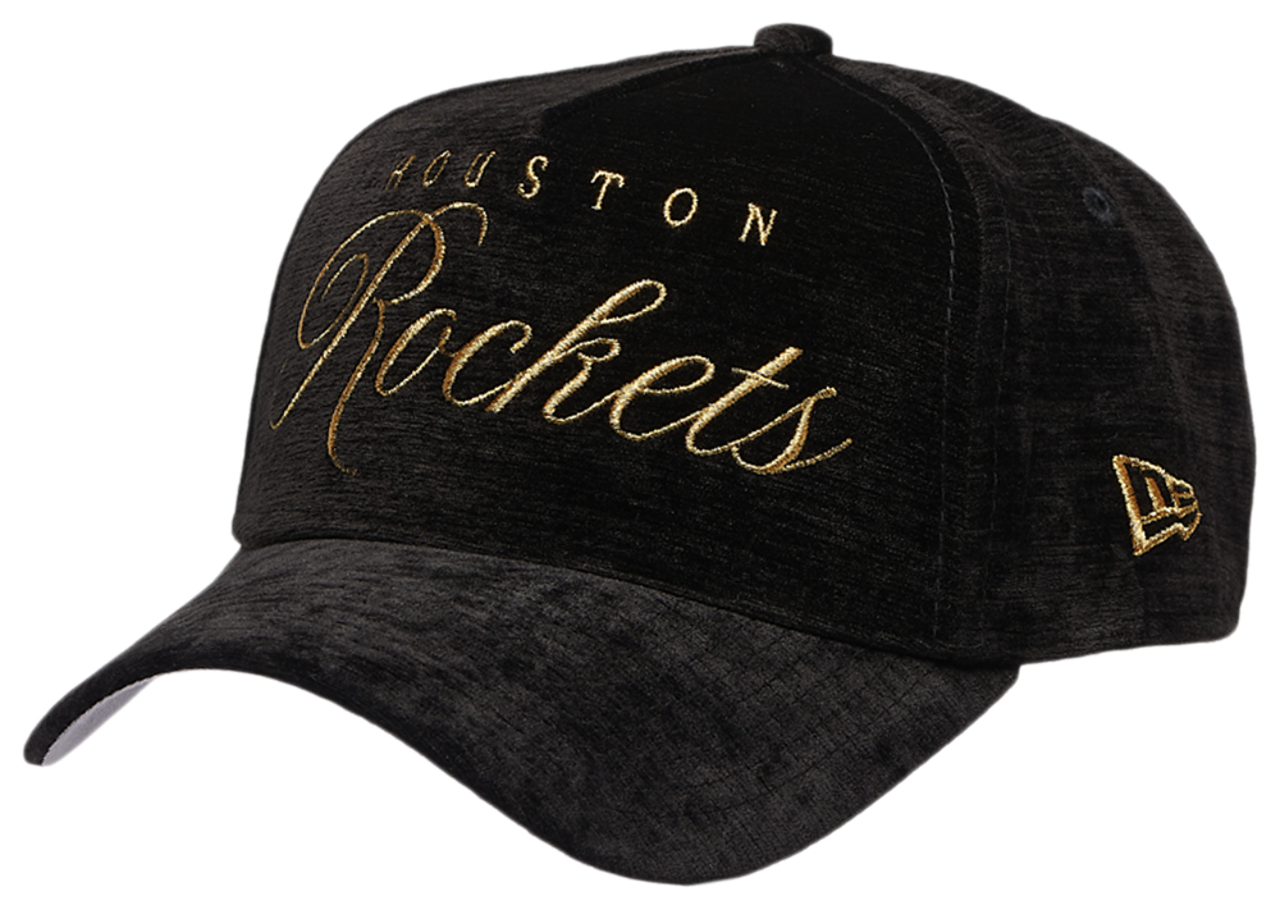 New Era Rockets 940 A Frame Velvet Script Cap Image 1 of 5. Tap to open photo gallery.
