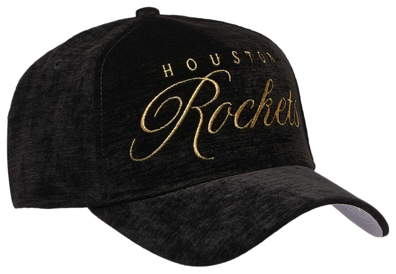 New Era Rockets 940 A Frame Velvet Script Cap Image 3 of 5. Tap to open photo gallery.