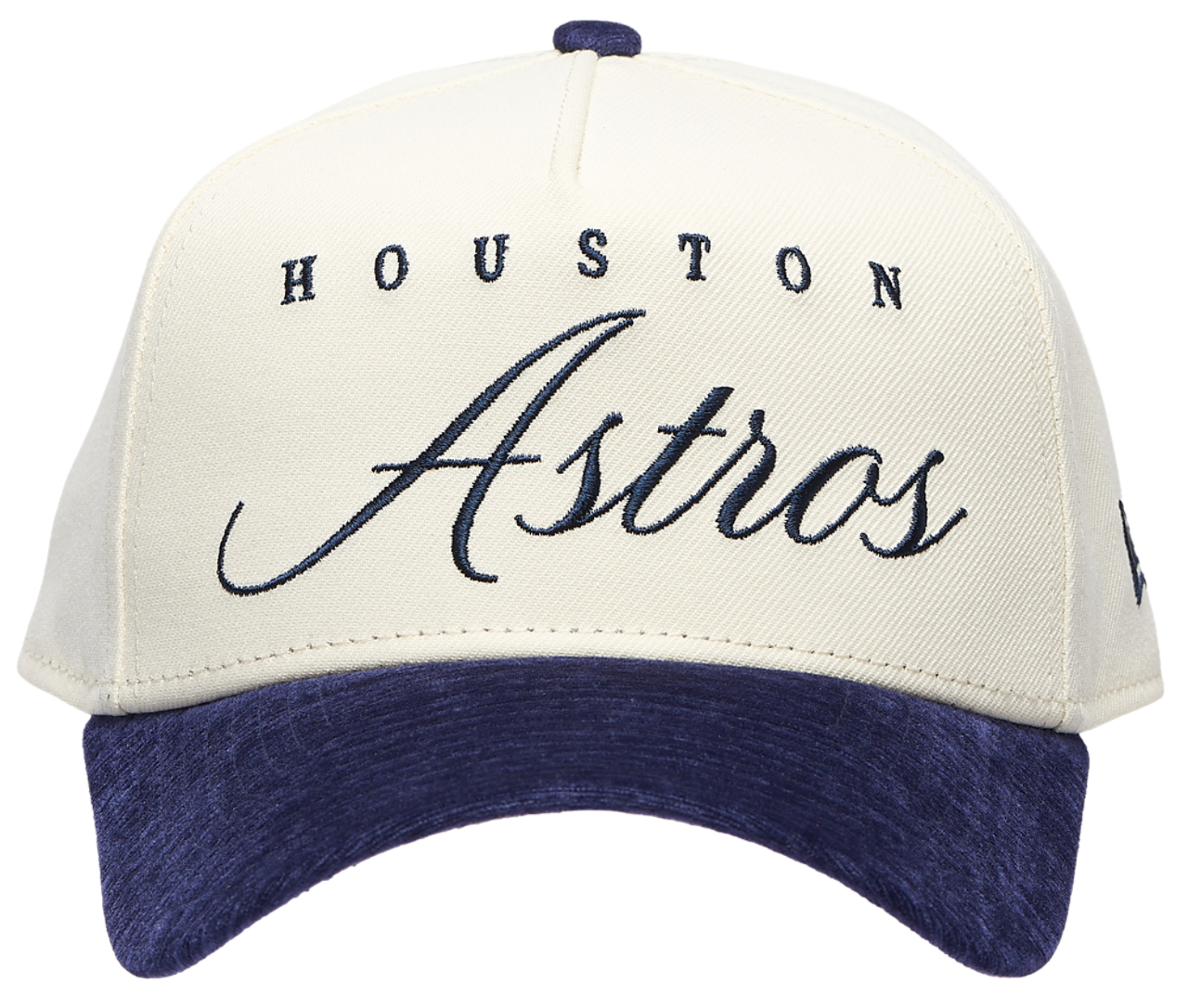 New Era Astros 2 Tone Velvet Script Cap Image 2 of 5. Tap to open photo gallery.