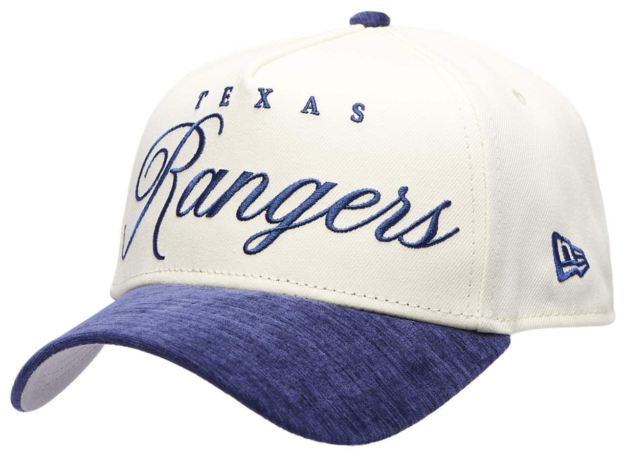 New Era Rangers 2 Tone Velvet Script Cap Image 1 of 5. Tap to open photo gallery.